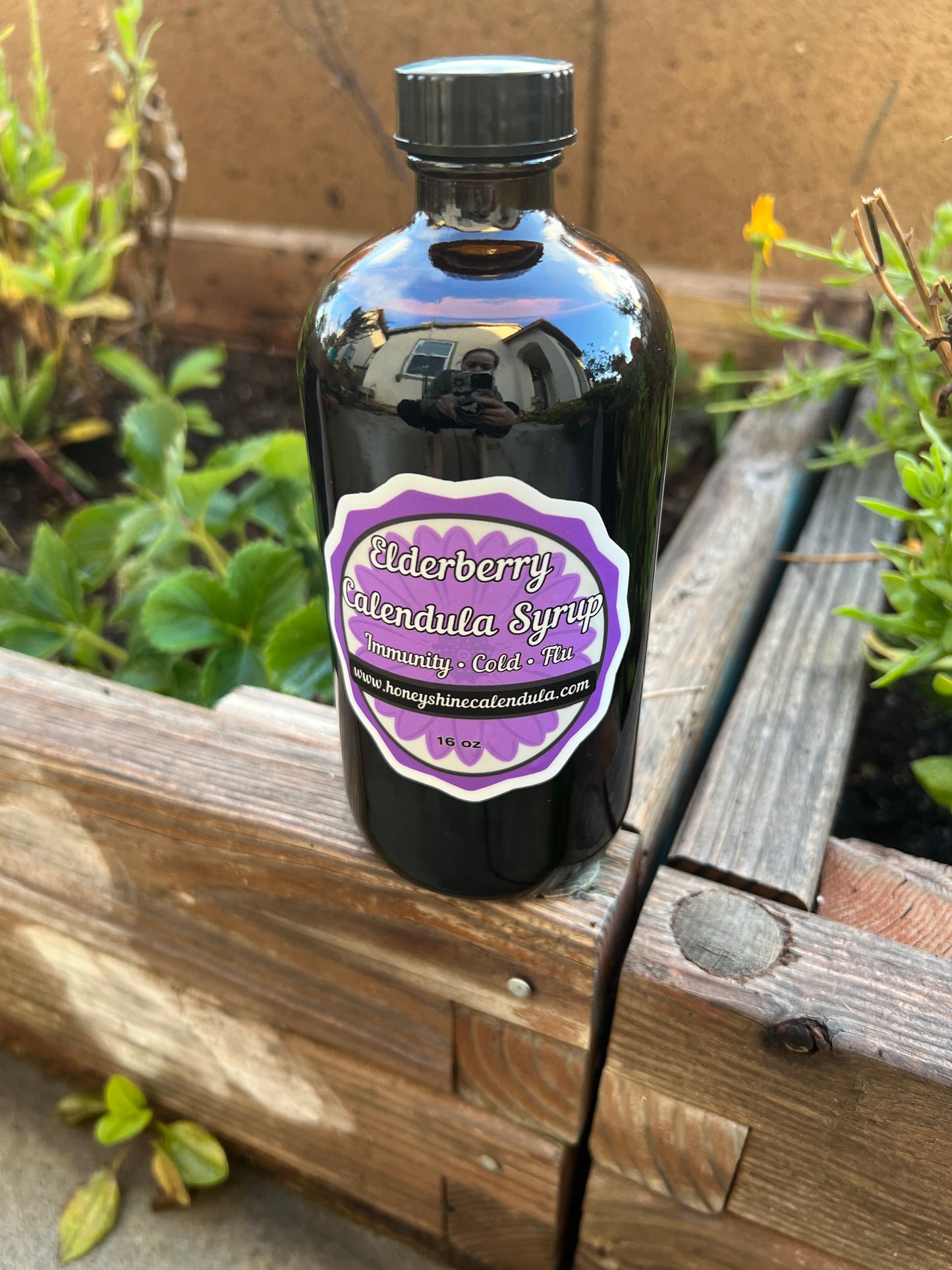 Elderberry Calendula Syrup