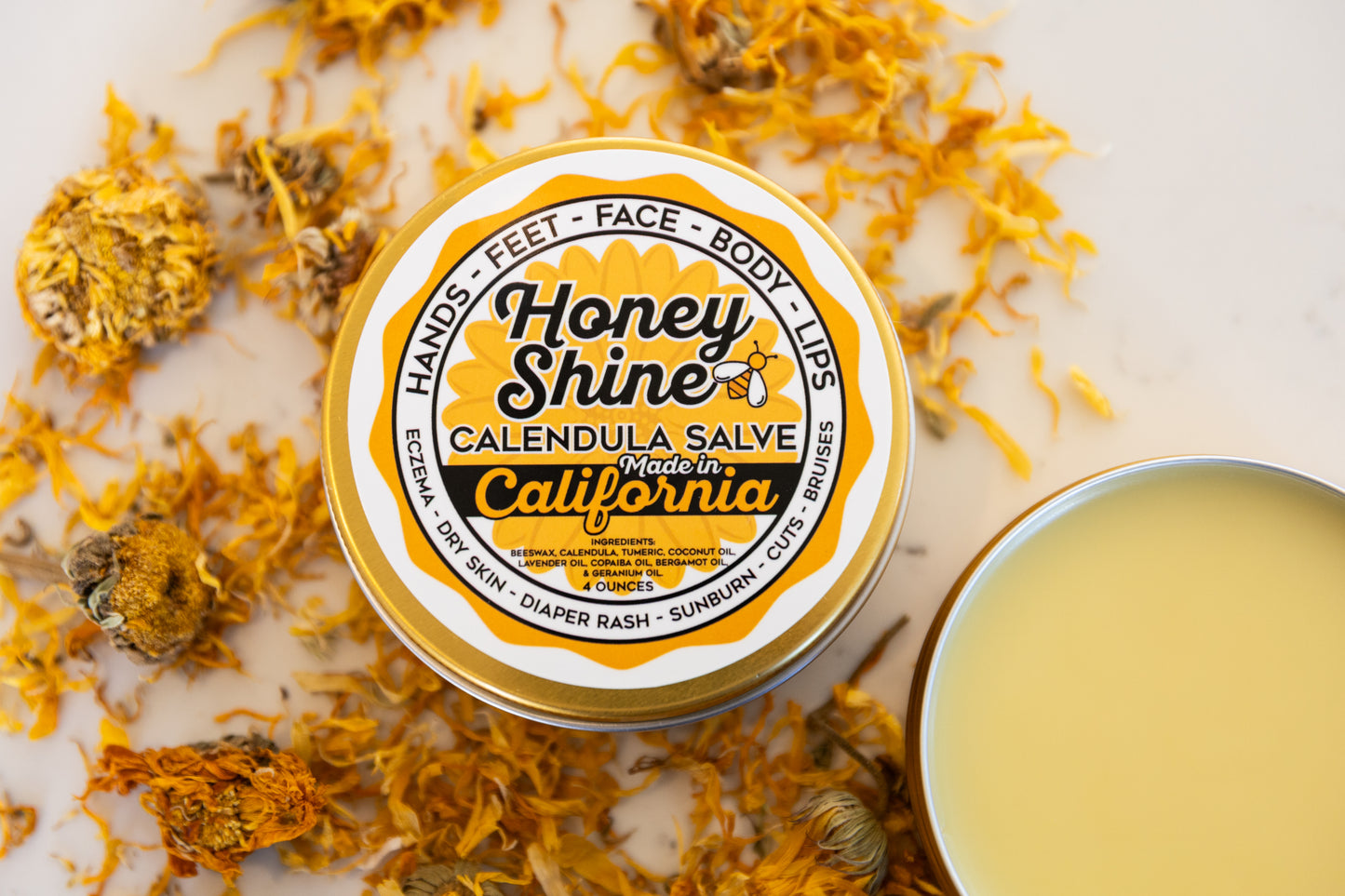 Calendula Salve for Eczema & Dry Skin Relief