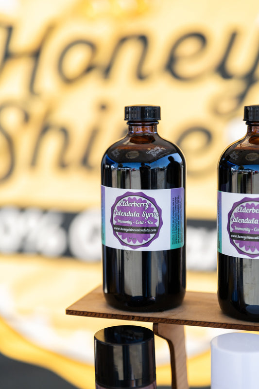Elderberry Calendula Syrup