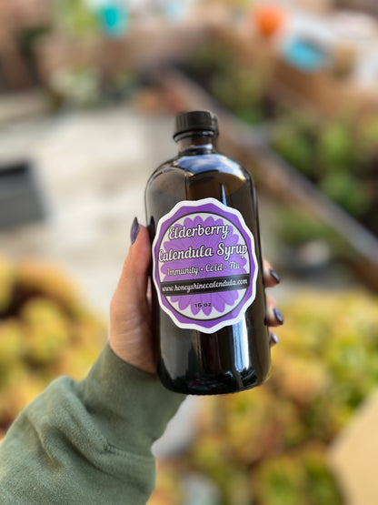 Elderberry Calendula Syrup