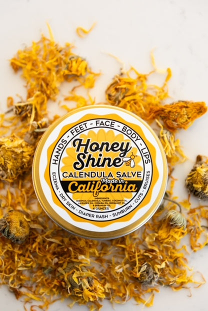 Honeyshine Calendula Salve — Natural Eczema & Dry Skin Relief